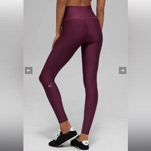 ALO Yoga Deep Burgundy Leggings